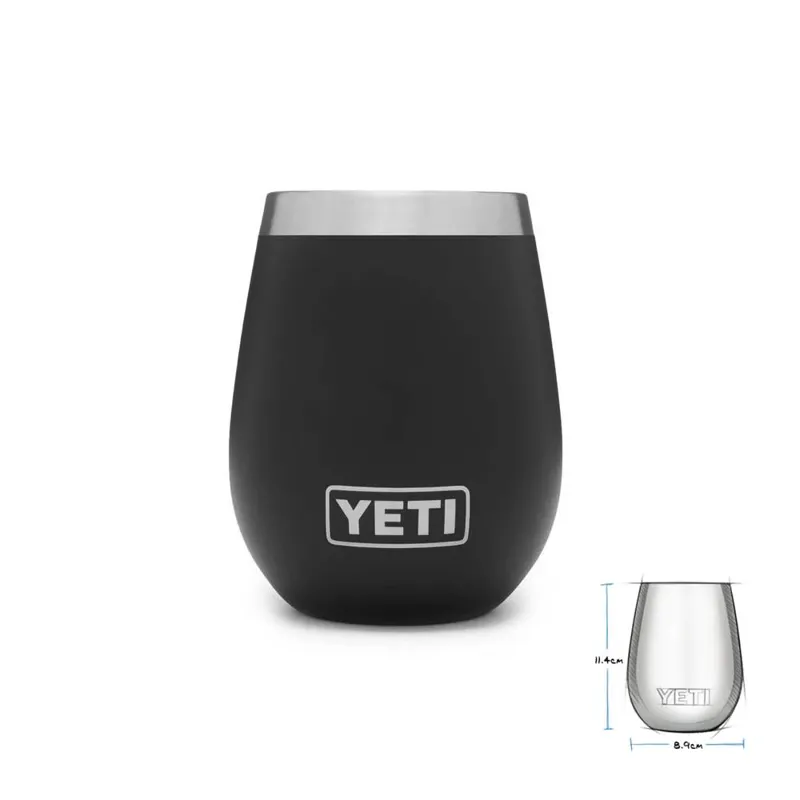 Yeti Wine Tumbler 10oz Black